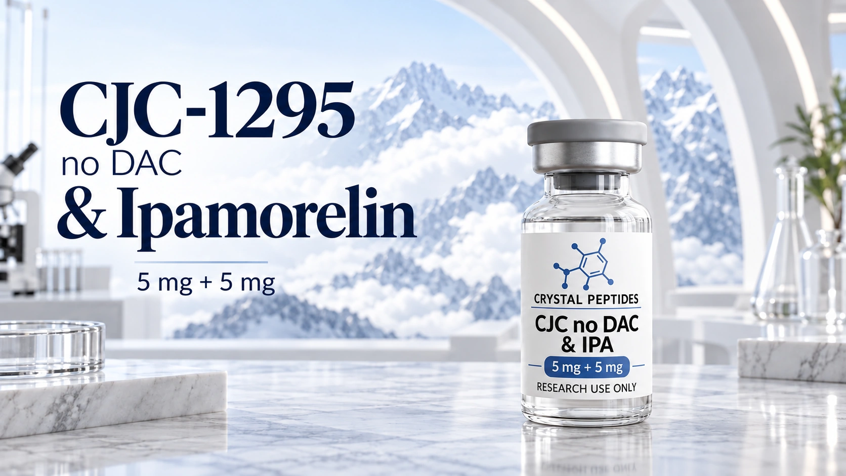 CJC-1295 és Ipamorelin: két jelátviteli út, nem egy bizonyított kombináció