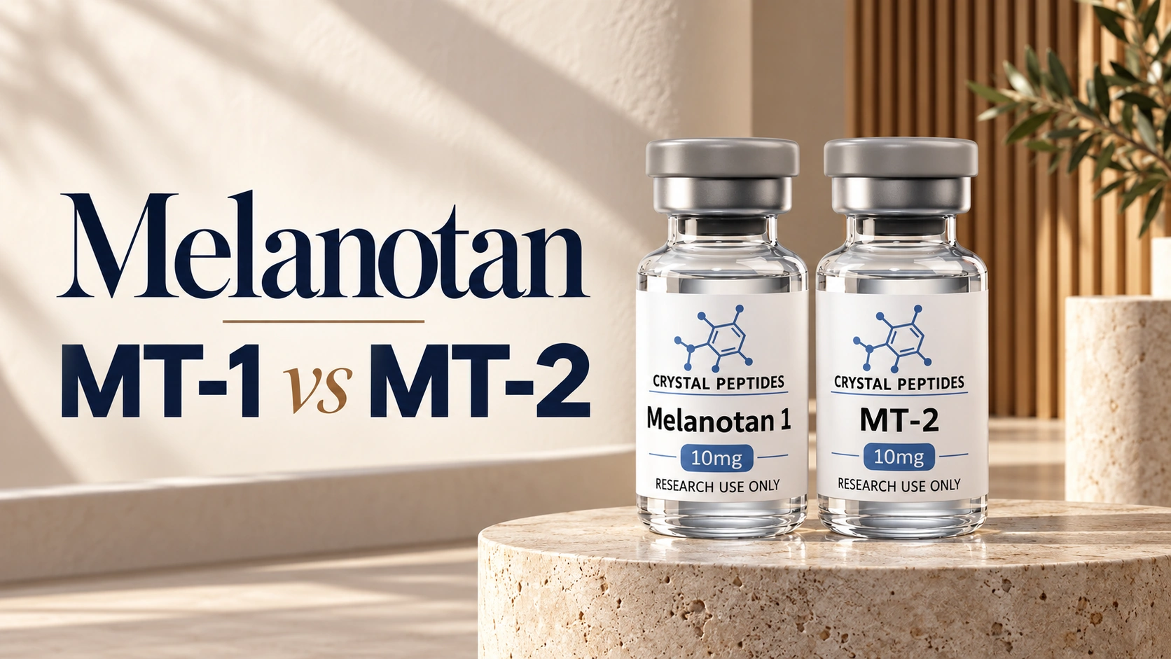 Melanotan MT-1 vs MT-2: Szerkezet, bizonyítékok és szabályozási státusz